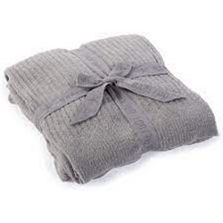 Cozychic Lite Ribbed Throw Pewter